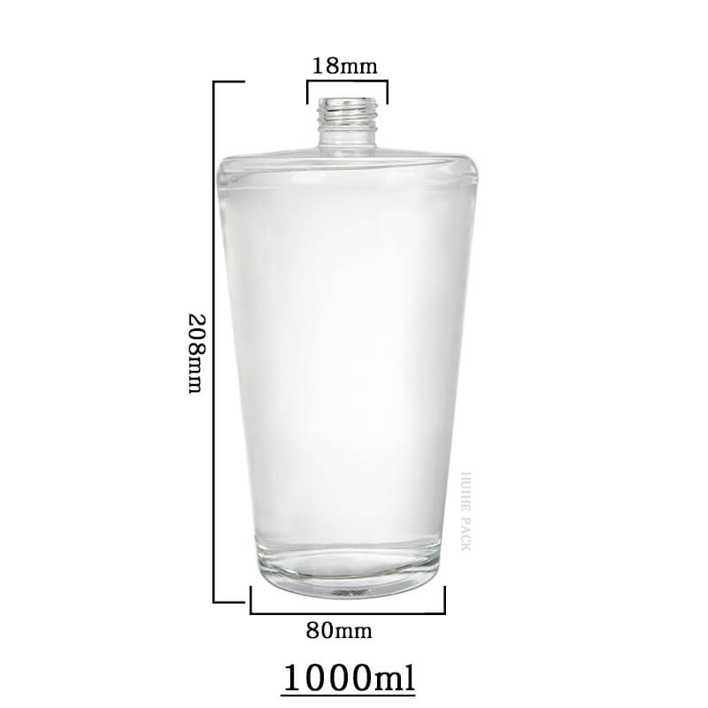Taper Cylinder Liquor Bottle capacity