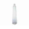 700ml Slender Triangular Ribbing Pattern Glass Liquor Bottle