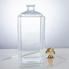 1500ml Multi - Edged Rectangular Glass Liquor Bottle