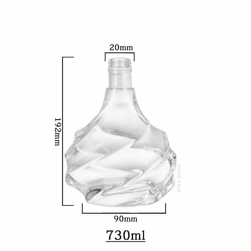 irregular undulations liquor bottle-capacity