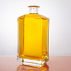 Rectangular Prism Glass Liquor Bottle with Better Grip
