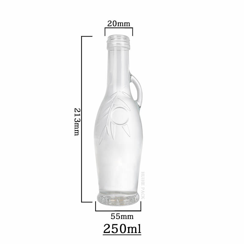 bulbous body handle liquor bottle-capacity bulbous body handle liquor bottle-capacity