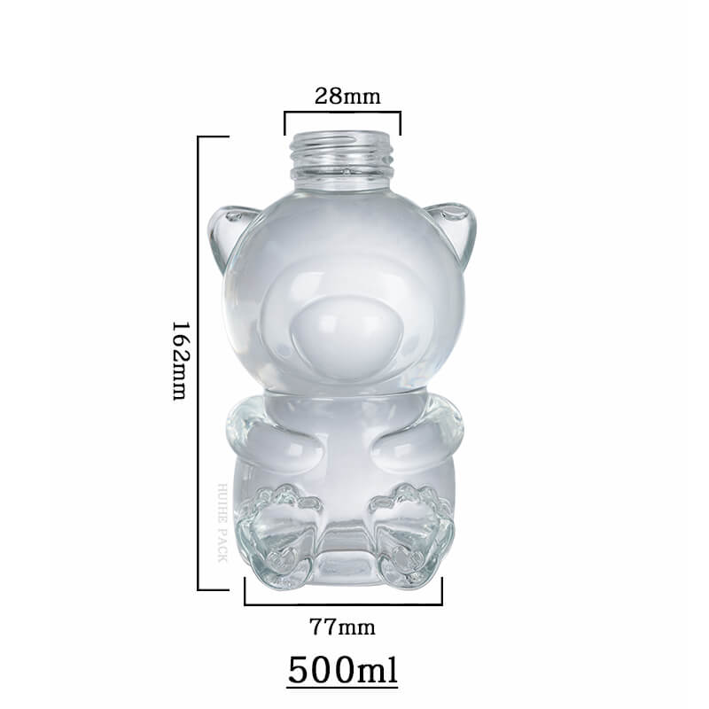 bear shape liquor bottle-capacity