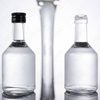 50ml Lone Neck Clear Flint Glass Small Alcohol Bottles Bulk