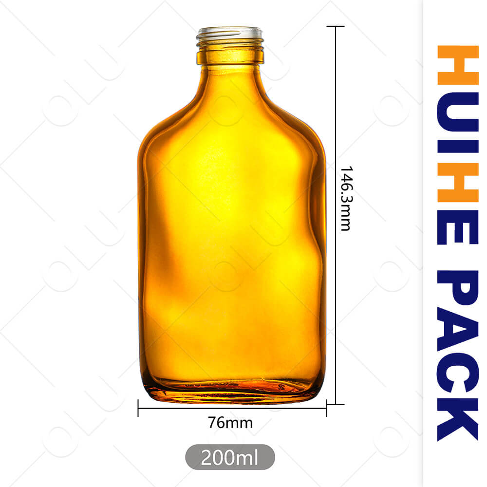 flat 200ml 700ml liqueur bottle (10)