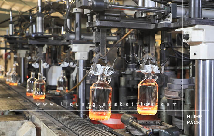 Moonshine Glass Bottle Production