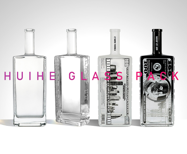 Bold Branding: Custom Flat Square Bottle for Grain Spirits