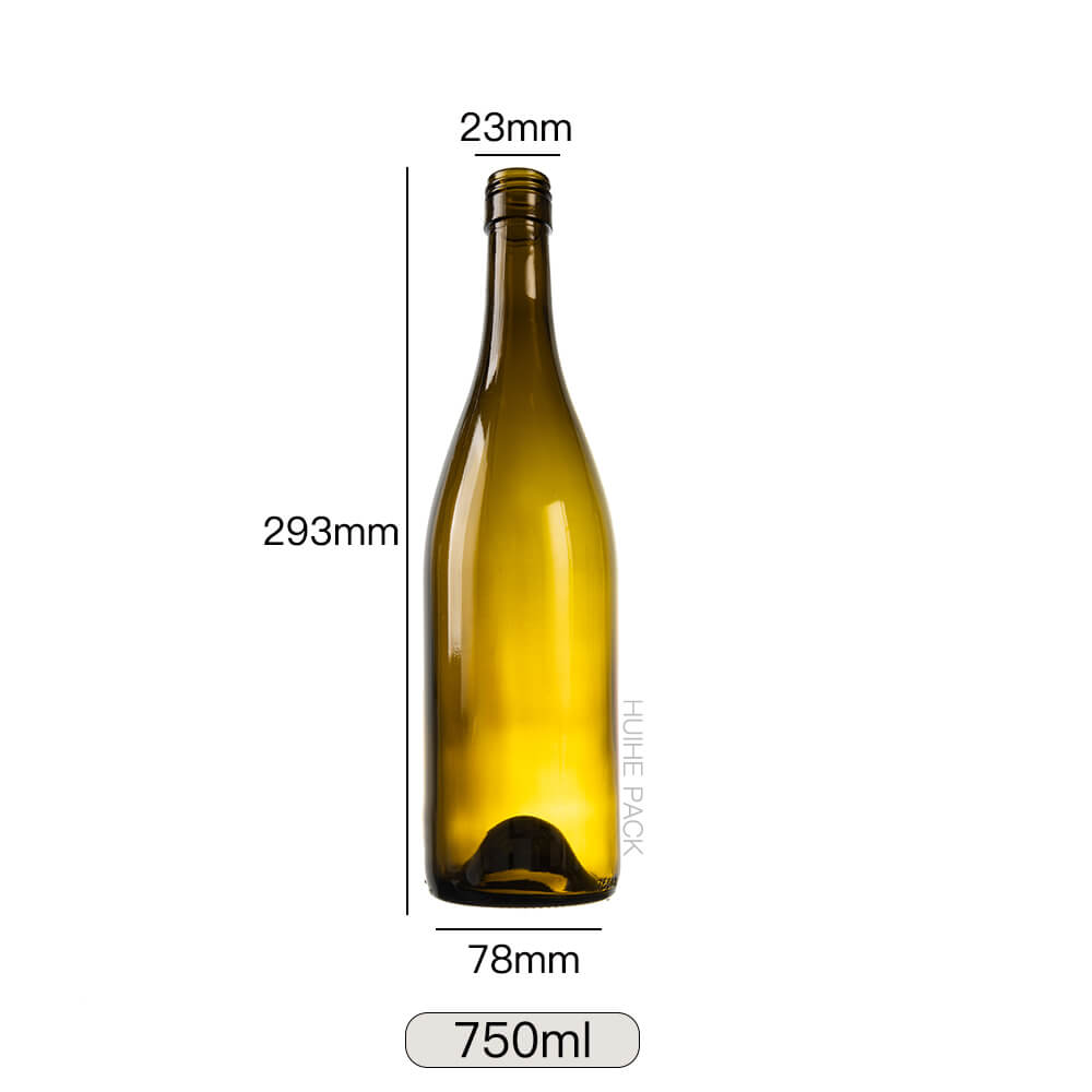 burgundy 75cl glass bottle (2)