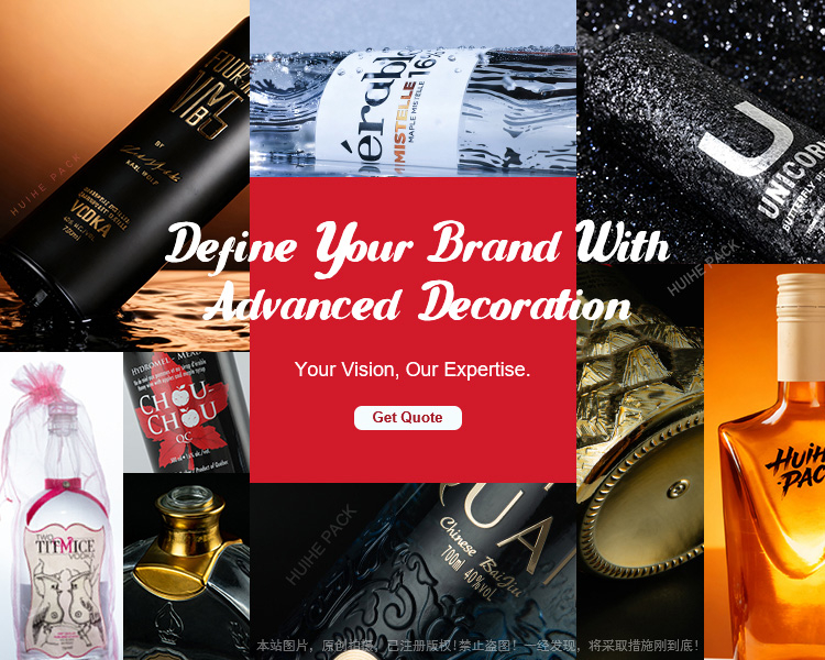 HUIHE glass bottle decoration supplier
