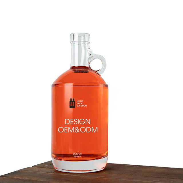 Szklane dzbanki na alkohol Moonshine z blatem barowym