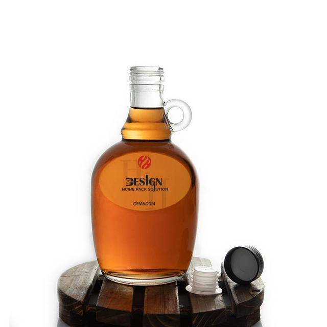 Jarro de vidro para aperitivo com al&ccedil;a redonda de 1000ml