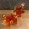 50cl Bespoke Unique Snowflake Shaped Spirits Glass Container