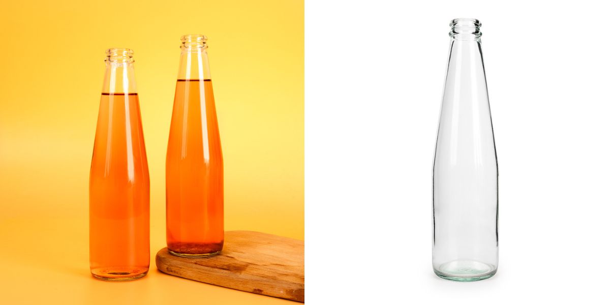 300ml glass soda bottle