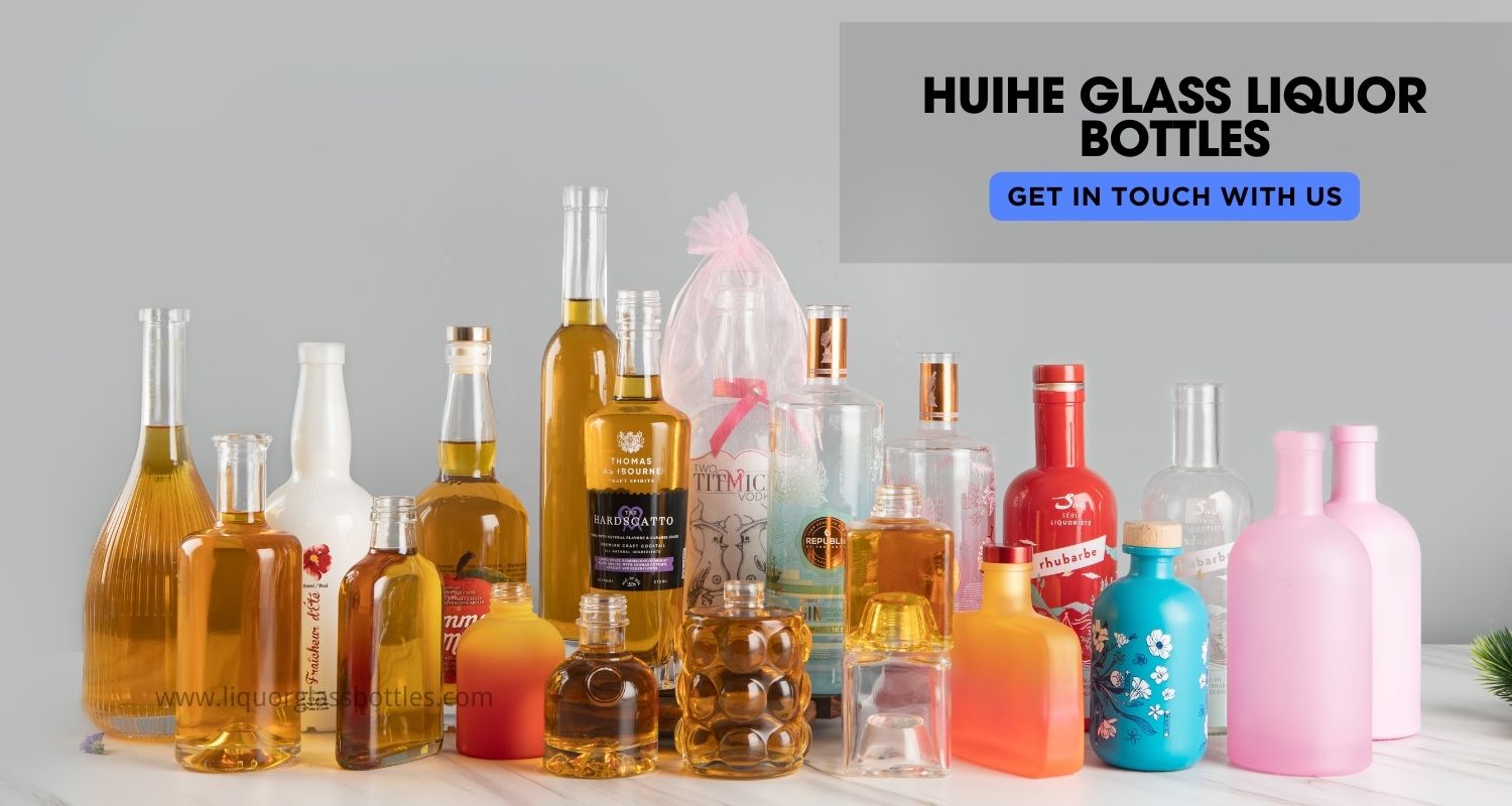 Liquor glass bottles huihe