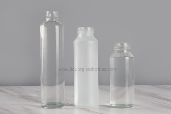 voss glass bottle