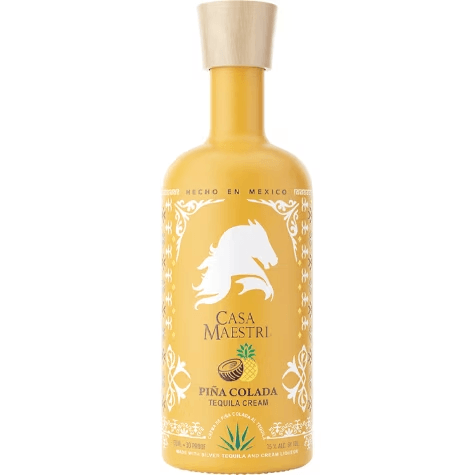 750ml Casa Maestri Pina Colada Tequila Cream bottle