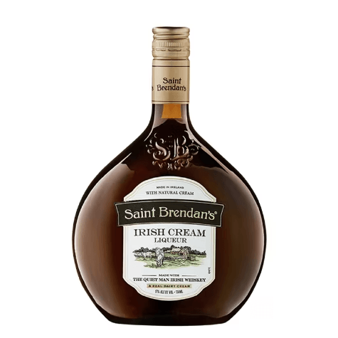 750ml Saint Brendans Irish Cream bottle