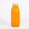 300ml 500ml Ribbed Glass Beverage Bottles with Screw Lids