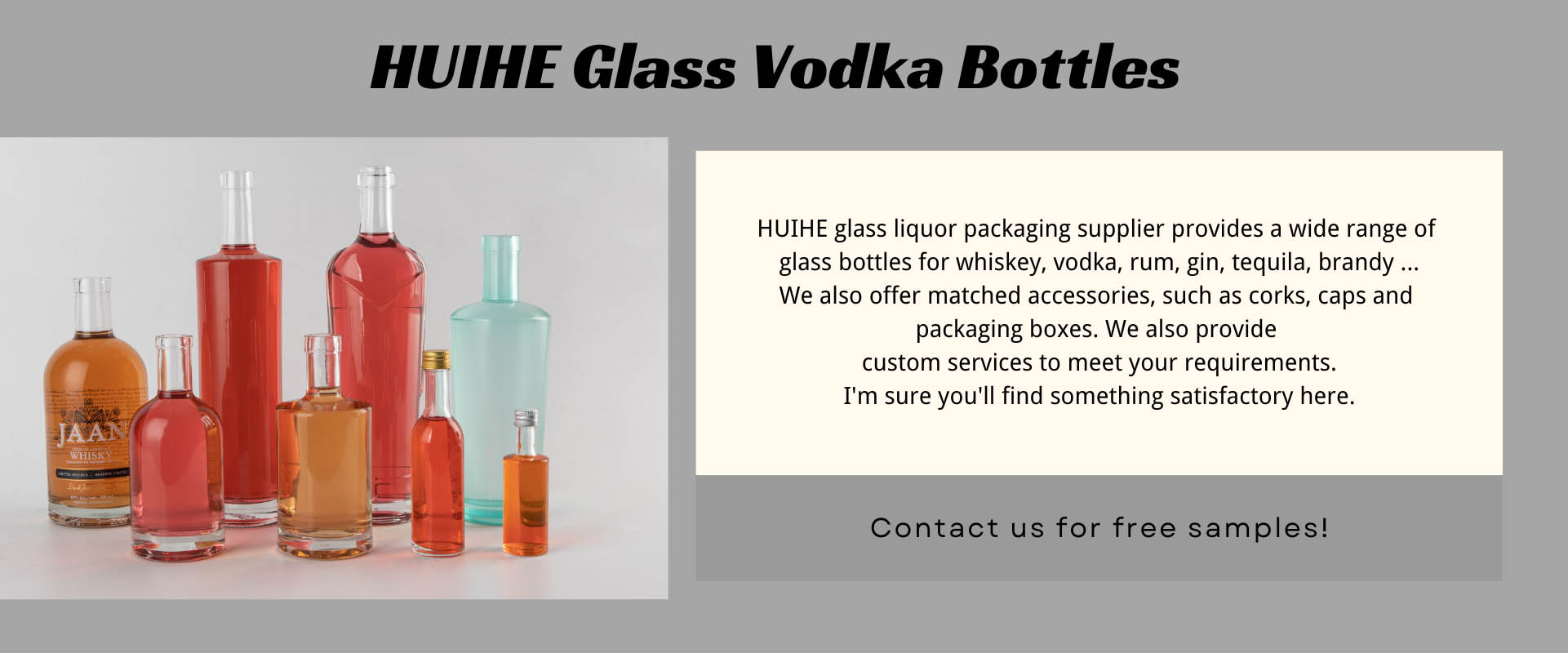 vodka glass bottles huihe