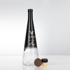 500ml 700ml Wholesale Tapered Neck Glass Spirits Bottle with Cork Cap