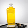 1000ML Embossed Square Glass Liquor Bottle