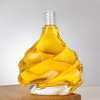 Irregular Undulations Liquor Bottle with Smooth Flowing Curves