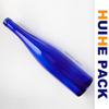 Unique 750ml Cobalt Blue Glass Vodka Wine Liquor Bottle Supplier