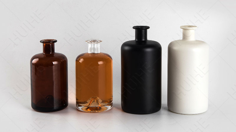700ml vs 500ml Liquor Bottles - 70cl and 50cl round liquor bottle