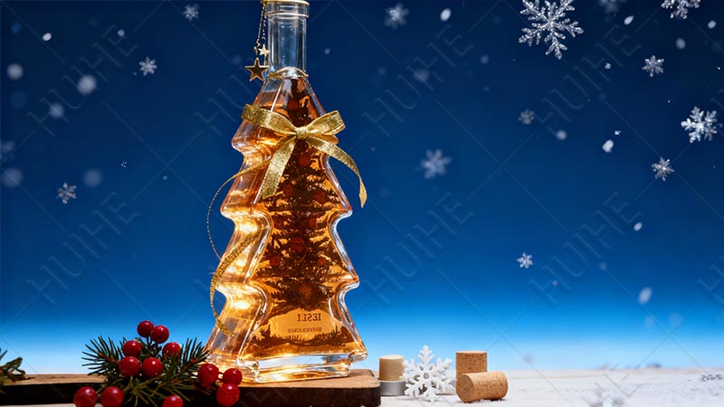 5 Types of Christmas Liquor Bottles - christmas tree liquor bottle