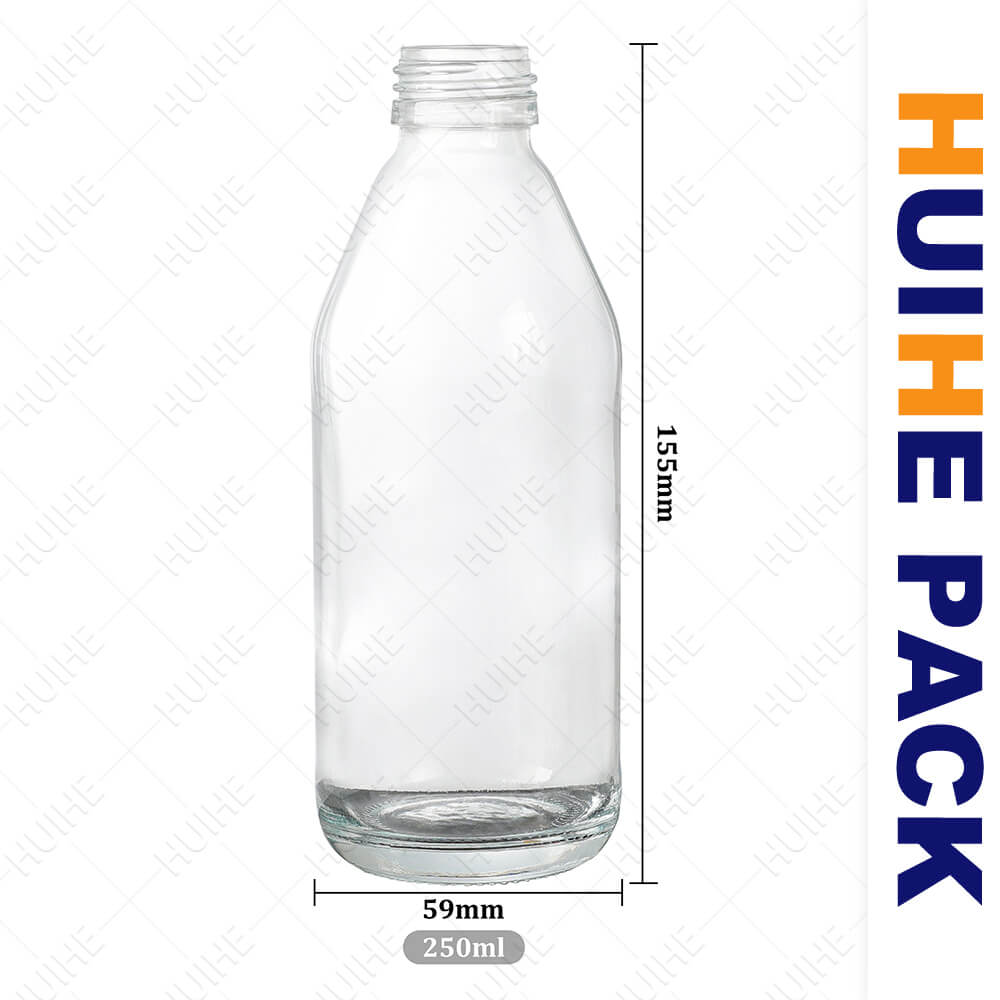 250ml Glass Dairy Beverage Bottle (6)