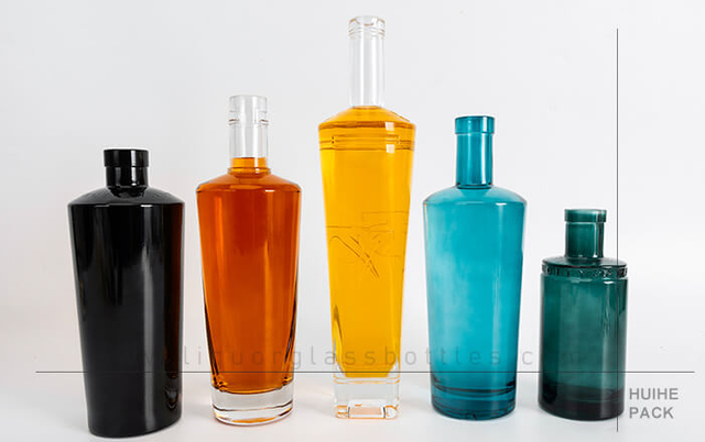 Slanted Shoulder Spirits Bottle