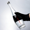 High-end 450ml Transparent Glass Mineral Water Bottle 