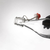 1000ml Clear Glass Water Drinking Beverage Bottle with Swing Top