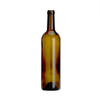 750ml Empty Green Amber Corked Bordeaux Red Wine Bottle