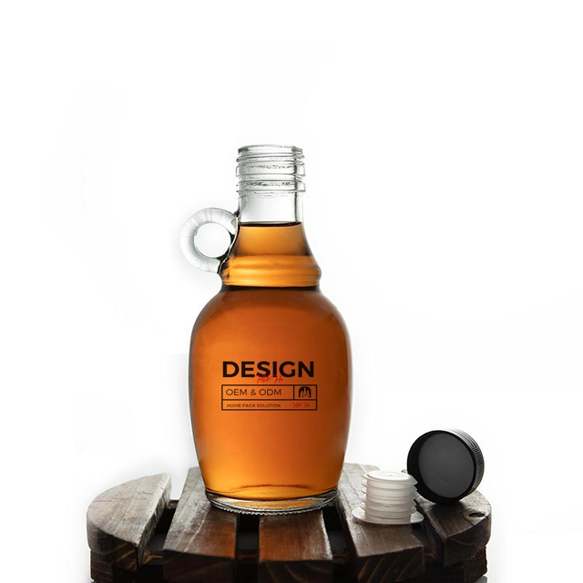 Garrafa de vidro aperitivo 500ml com al&ccedil;a