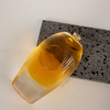 Oval Vertically-ribbed Patterns Glass Liquor Bottle