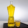 1500ml Unique Design Hourglass Shape Spirit Bottle with Metal Cork