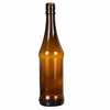 550ml Amber Cylinder Glass Brewing Bottle with Screw Cap