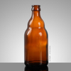 330ml Empty Amber Belgian Beer Cider Bottle With Crown Cap