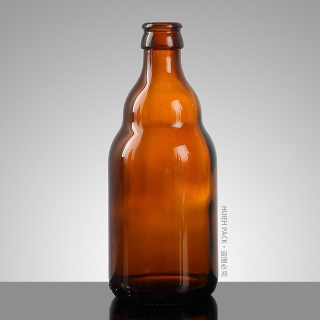330ml Άδειο πορτοκαλί Belgian Beer Cider Bottle with Crown Cap