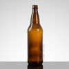 20oz 600ml Empty Tall Amber Beer Cider Bottle Crown Finish