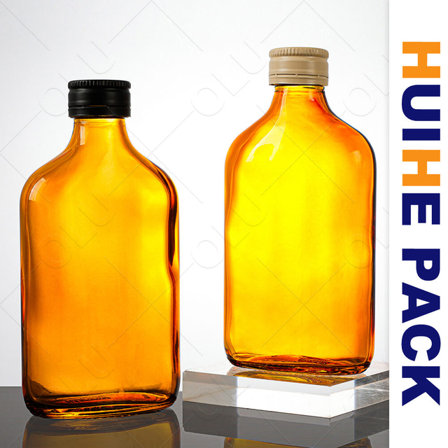 200ml 700ml Amber Clear Glass Liquor Bottle with Screw Cap