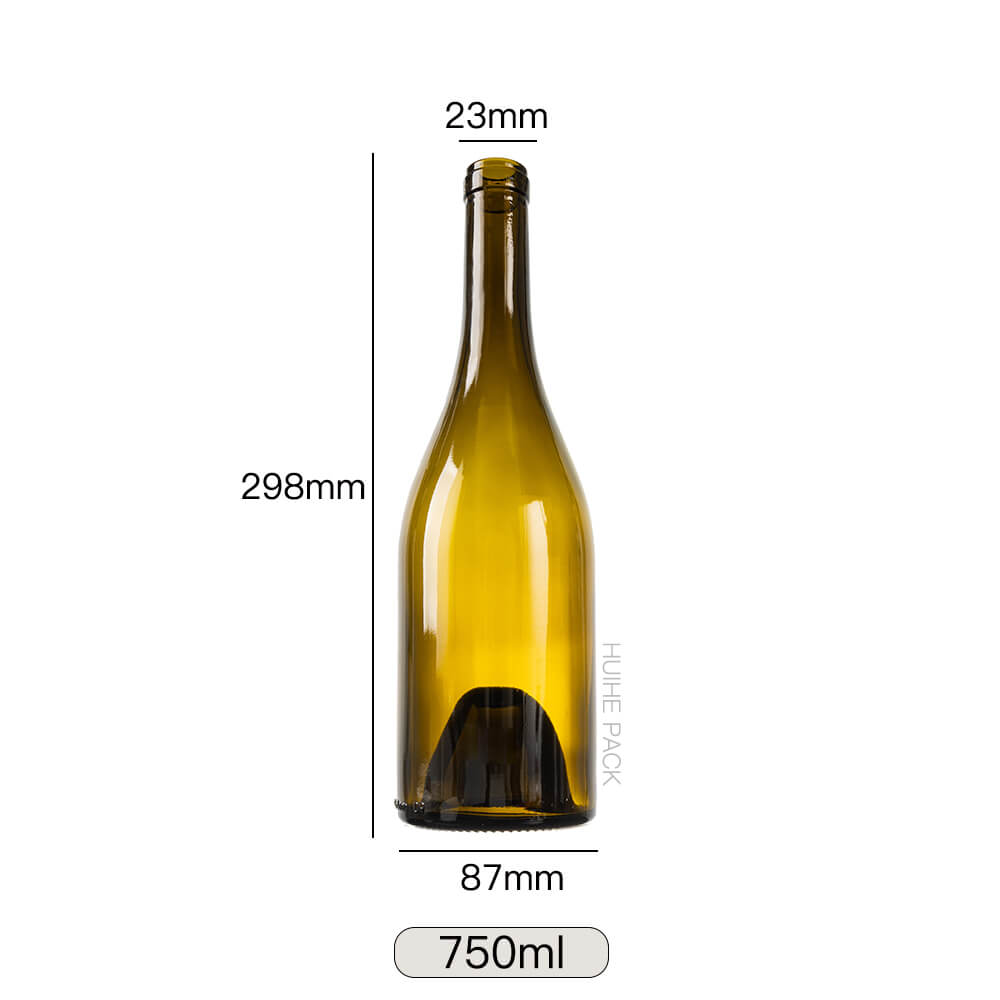 burgundy 75cl glass bottle (3)