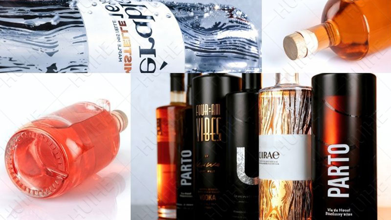 Classic Round Liquor Bottle - round liquor bottles