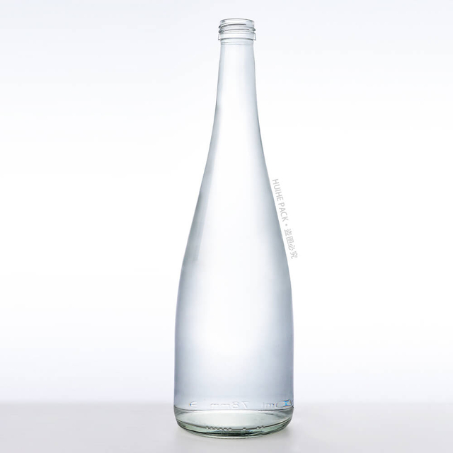 750 ml gennemsigtigt glas mineralvand drikkeflaske Bulk