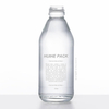 250ml Round Clear Flint Glass Water Bottle with Screw Lid