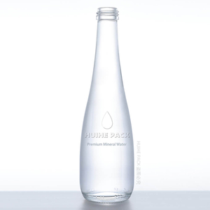 Premium 330ml Glass Drinking Water Bottle with Brand Logos