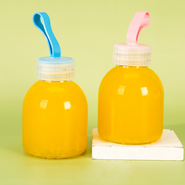 H&aring;ndtagsreb b&aelig;rbar 250 ml 8 oz h&aring;ndpresset juiceglasflaske