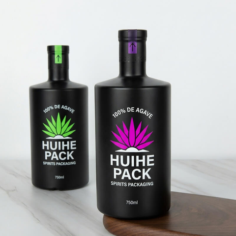 750ml 저지 슈퍼 플린트 유리 주류 병