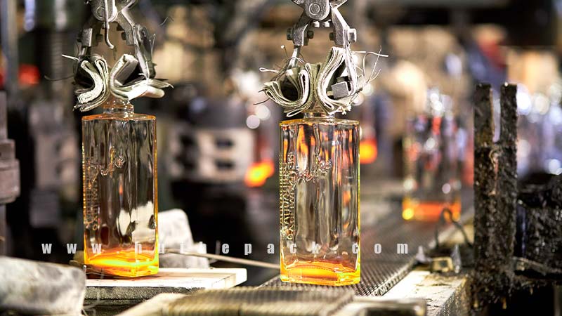 Round vs Square Whisky Bottles - glass distribution